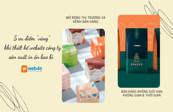 ưu điểm khi thiết kế website công ty sản xuất in ấn bao bì